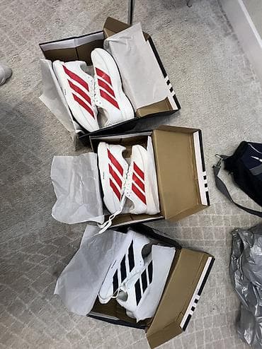 Мужские кроссовки, 42, 43, Adidas, Новый, цвет - Белый, Самовывоз, Платная доставка — 1