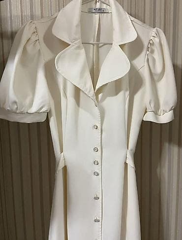 платье: Повседневное платье, Лето, Длинная модель, Платье-рубашка, XS, S, M — 2