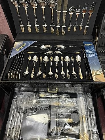 zepter набор ножей цена: Набор столовых приборов Zepter в подарочном чемодане с кодовыми — 5