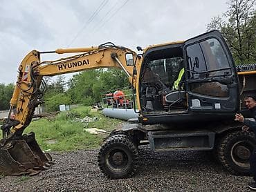 Экскаватор, Hyundai, 2014 г., Колесный