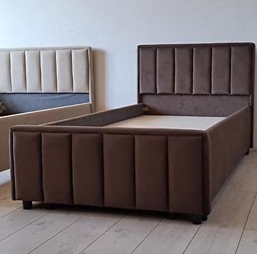 купить каркас кровати: Односпальная кровать, Новый, С мягким изголовьем, длина - 2000 см — 3