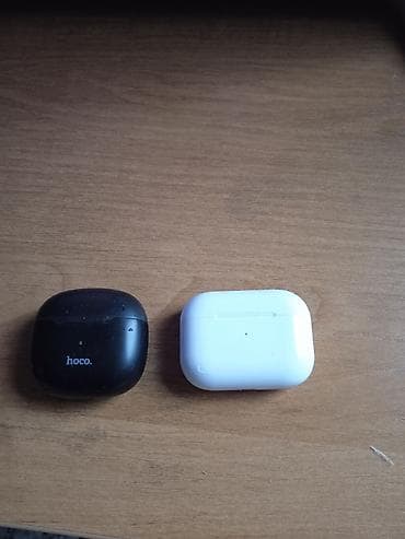 pixel чехол: Беспроводные наушники TWS в зарядных кейсах — два комплекта. 1) Hoco — 1