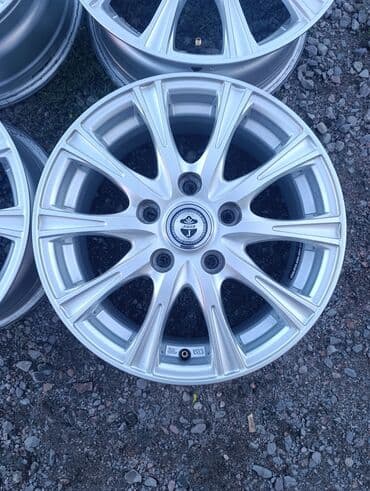 купить диск на машину: Куйма Дисктер R 15 Weds, Комплект, тешиктери - 5, Колдонулган — 6