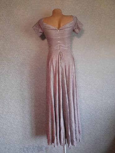 выпускные платья с открытой спиной: Вечернее платье в пол: - Цвет: пудрово‑розовый/шампань. - Верх — 8