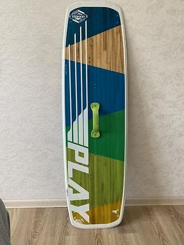 сап боард: Кайт борд Wanna Play + крепления+ ручка. - Доска Wanna Play (надпись — 3