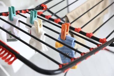 купить сушилку для белья в бишкеке: Сушилка, цвет - Черный, Новый — 2