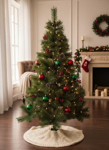 искусственный газон для футбольного поля цена: Искусственная новогодняя ёлка из ПВХ с пушистыми длинными иголками. - — 1