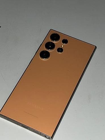 usb разъем: Samsung Galaxy S24 Ultra, Б/у, 256 ГБ, цвет - Оранжевый — 4