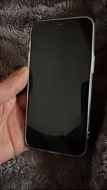 nokia 1202: IPhone 12, Б/у, 128 ГБ, Синий, Чехол, 80 % — 2