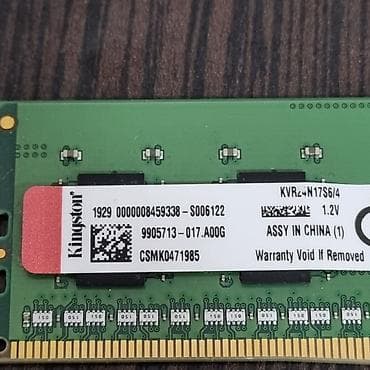 Настольные ПК и комплектующие: Оперативная память (RAM) для ПК, Новый, Kingston, 8 ГБ, DDR4, 2400 МГц — 6