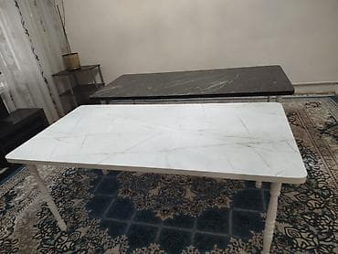 acne studios: Комплект столов и стульев на заказ, Для кухни, Прямоугольный — 8