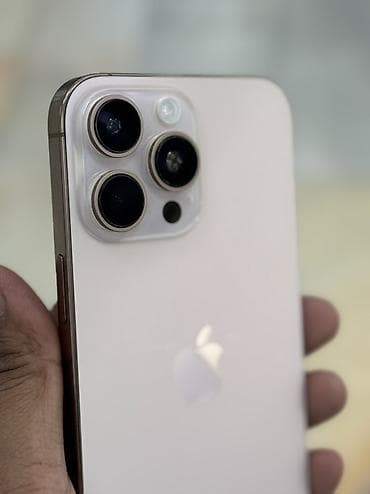 Apple iPhone: IPhone 16 Pro Max, Б/у, 256 ГБ, Розовый, Кабель, 90 % — 1