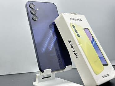 универсальные мобильные батареи для планшетов craftmann: Samsung Galaxy A15, Б/у, 128 ГБ, цвет - Синий, 2 SIM — 1