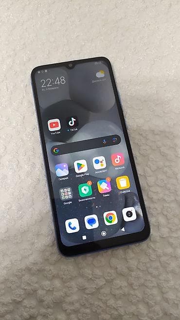 tecno spark 30c: Redmi, Redmi 10C, Б/у, 128 ГБ, цвет - Синий, 2 SIM — 1