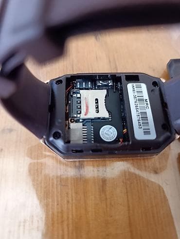 кен булун: Умные часы DZ09 (корпус «золото розе», коричневый ремешок) — 3