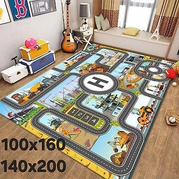 second hend: Детский коврик Новый, Тканый, Прямоугольный — 7