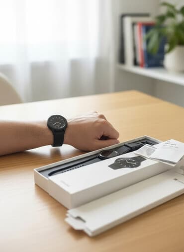 зикирматик кольцо: Samsung Galaxy Watch 4 Classic 42 мм: Идеальном состоянии. Стекло без — 1