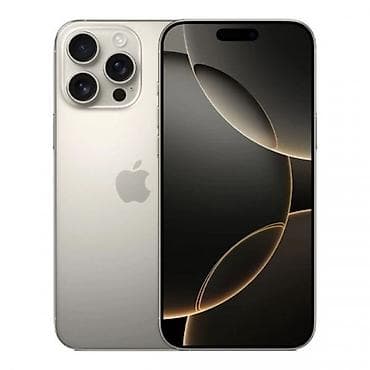iphone 16 pro цена в бишкеке: IPhone 16 Pro Max, цвет Natural Titanium (натуральный титановый) — 1
