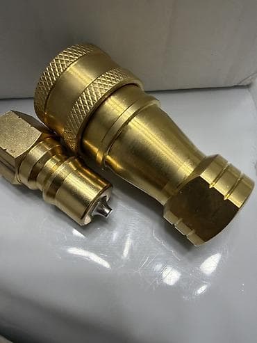 Разъёмные муфты, американка: Латунный быстросъёмный фитинг (комплект «папа+мама») для — 1