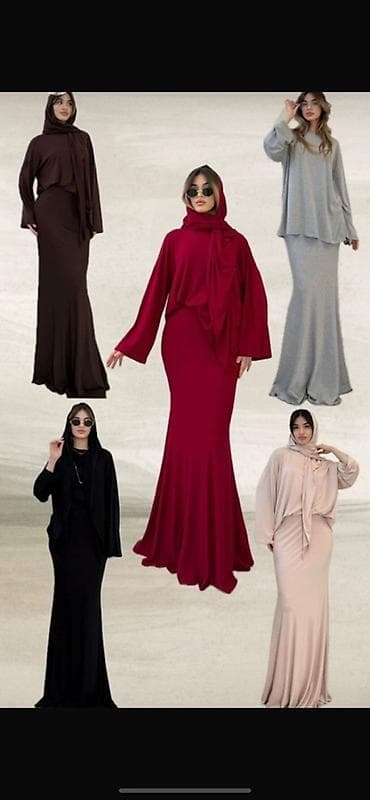 Женская одежда: Костюм с юбкой
Ткань тонкий трикотаж 
Размер стандартный до 48 — 2