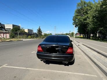 крутые машины: Mercedes-Benz S-Class: 2002 г., 5 л, Автомат, Бензиновая, Седан — 5