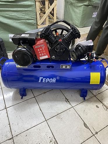 Компрессоры: Компрессор Для покраски, Электрический, Поршневой, Новый — 3