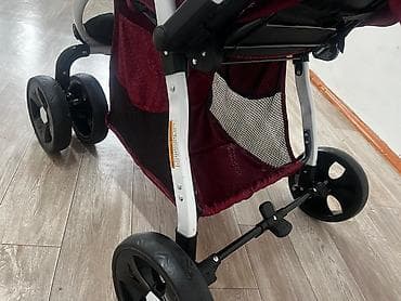 прогулочные коляски easygo virage: Детская прогулочная коляска, бордовая - Легкая рама из — 5