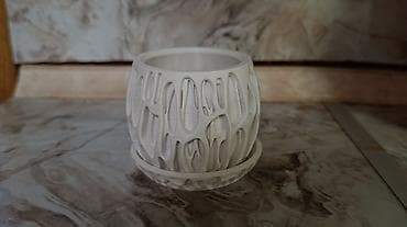 Майрамдык товарлар: Кашпо для цветов (3Д печать) 125х125х100мм-350с 150х150х120мм-550с — 1