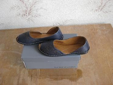 Женская обувь: Продаются балетки. Синий цвет 38 размер В очень хорошем состоянии — 8