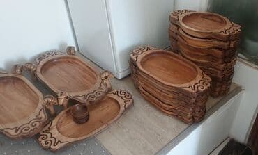 купить столик для кормления: Этно, эко посуда. посуда из дерева. жыгач идиштер. этно фуршет. пиалки — 14