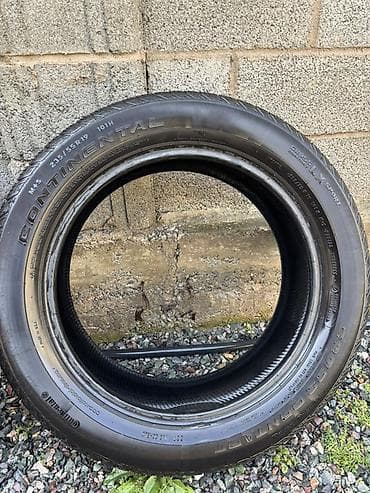 сл9 сл7: Шины 235 / 55 / R 19, Всесезонная, Б/у, Комплект, Внедорожные (АТ/МТ), Таиланд, Continental — 4