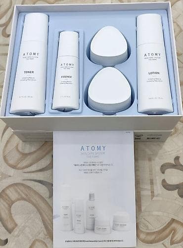 корейские наборы для лица: Набор корейской косметики Атоми Фэйм из 5 средств. Тонер (150 мл) — 2