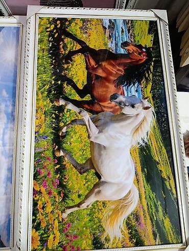 большие рамки для картин: Настенные картины в рамах размер35х60см. - Декоративные — 6