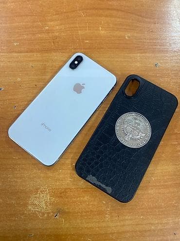 продаю ноутбук б у: IPhone X, 64 ГБ, Серебристый, Чехол, 100 % — 2