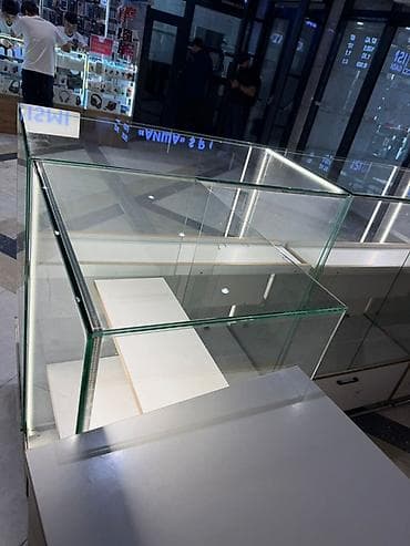 Стеклянная витрина с подсветкой - Конструкция: прозрачные стеклянные — 4