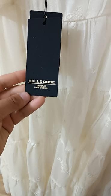 Платье BELLE COSE детский . - Цвет: молочно-белый (айвори) - at lalafo.kg Платье BELLE COSE детский . - Цвет: молочно-белый (айвори) -
