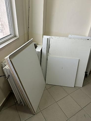 ДСП: Набор деталей для мебели из ЛДСП (белый) - Комплект разрозненных — 9