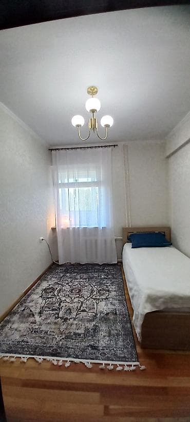 3комн квартира: 3 комнаты, 90 м², Индивидуалка, Пишпек Индивидуалка, 4 этаж, Свежий ремонт — 5