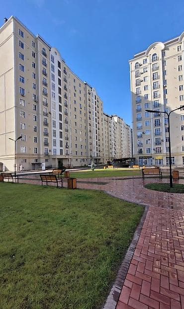 Батирлер: 2 бөлмө, 72 м², Элитка, 9 кабат, Даяр ПСО (өзү оңдоп түзөтүп бүтүү үчүн) — 5