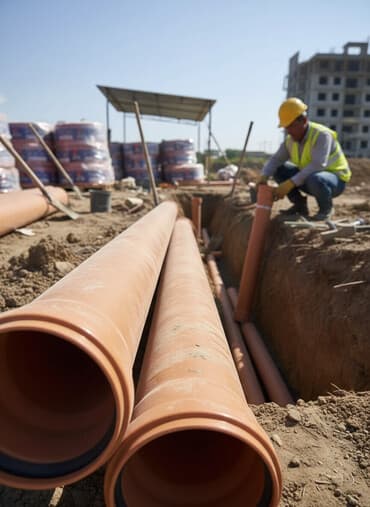 Труба для канализации Материал: Полипропилен at lalafo.kg Труба для канализации Материал: Полипропилен