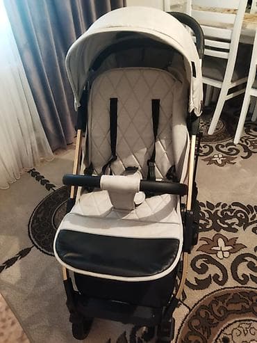 классический брюки мужские: Коляска, цвет - Золотой, Б/у — 2