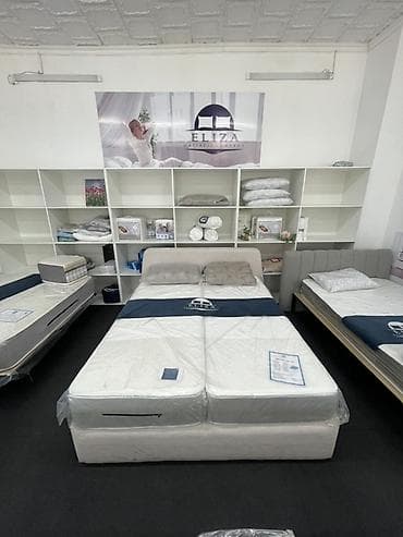 диваны бишкек: Стильная двуспальная кровать с мягким изголовьем — современный дизайн! — 2