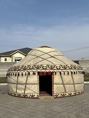 палатка для пляжа: Традиционная кочевая юрта (казахская/кыргызская) - Каркас: решетчатые — 4