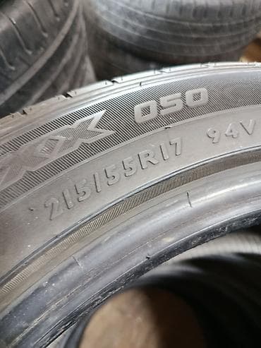 vossen r13: Шины 215 / 55 / R 17, Лето, Б/у, Комплект, Легковые, Япония — 2