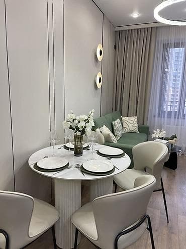южный микрорайон: 2 комнаты, 58 м², Асанбай мкр Элитка, 7 этаж, Дизайнерский ремонт — 5