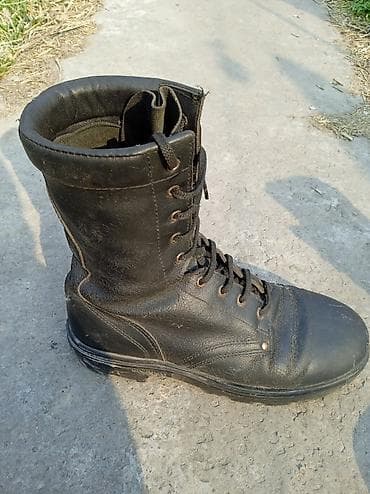 Кроссовки и спортивная обувь: Берцы кожаные кыргыз спец обувь состоянии хорошее — 4