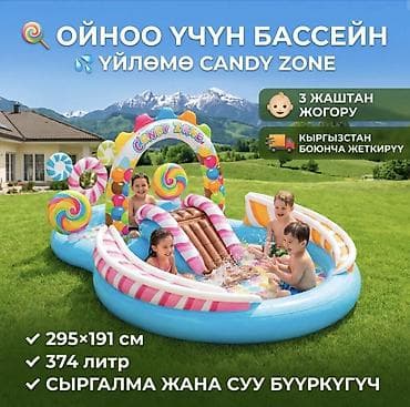 spyra one: ​🍭 ДЕТСКИЙ НАДУВНОЙ ИГРОВОЙ ЦЕНТР «CANDY ZONE» — личный аквапарк у вас — 1
