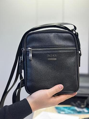 butun кошельки: Классическая сумка, Материал: Натуральная кожа, Регулируемый ремень, Мужские, Новый — 1