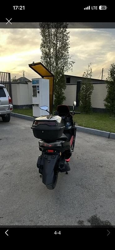 мотик макси: Скутер/максискутер городского класса, черный 150 куб Характеристики — 3