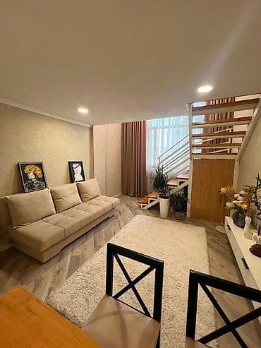2 комнаты, 56 м², Кара-Жыгач ж/м 4 этаж, Евроремонт — 4